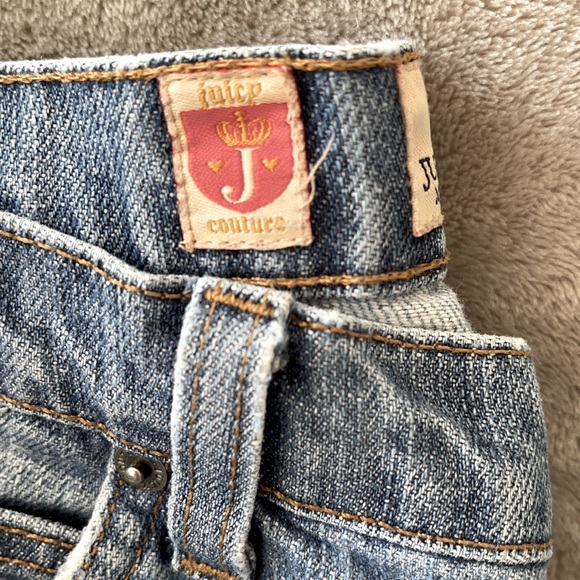JUICY COUTURE | Women’s Light Wash Low Rise Distressed 90s Jeans Size 31 - Picture 4 of 11